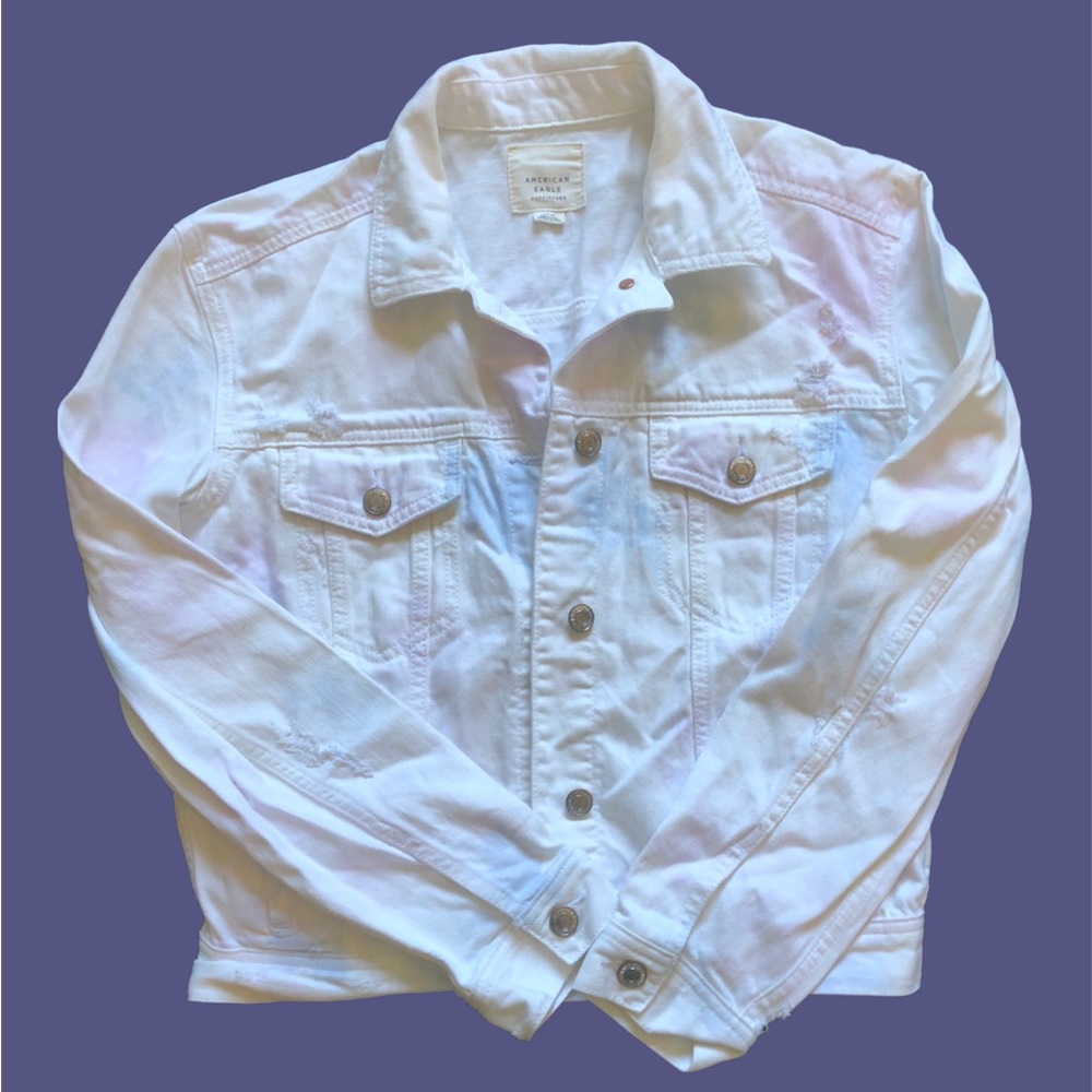 American Eagle Tie dye jean jacket - Size Small